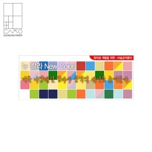 두성  뉴칼라 4절 1팩100매