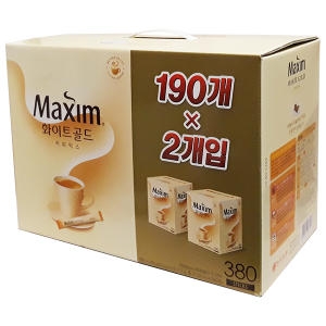 동서식품 맥심 화이트골드 믹스 스틱 190개입