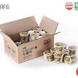 오성푸드 몸에좋은 현미 누룽지 컵 33g