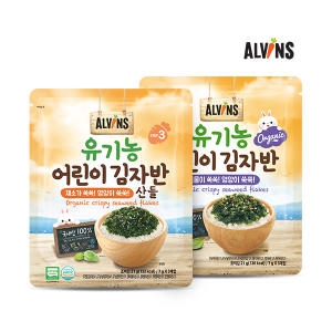 엘빈즈 유기농 어린이 김자반 해물맛 21g