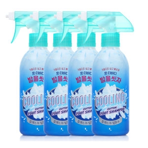 온더바디 발을씻자 코튼 풋샴푸 알래스카 빙하수 385ml