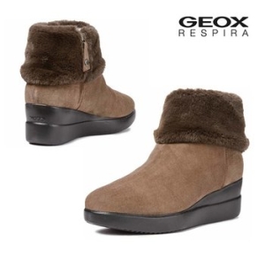 제옥스 제옥스 스타더스트 체스트넛 여성 방한 퍼부츠 GEOX