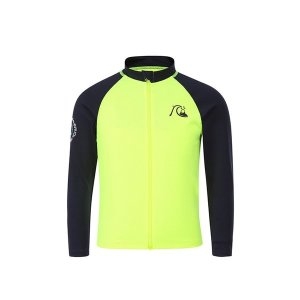 퀵실버  키즈 집업 래쉬가드 KQS211-20 YOUTH ONE DAY6 ZIP-UP YEL