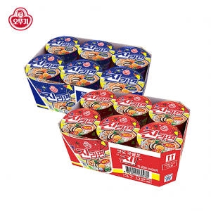 오뚜기  진라면매운맛컵6개 + 진라면순한맛컵6개
