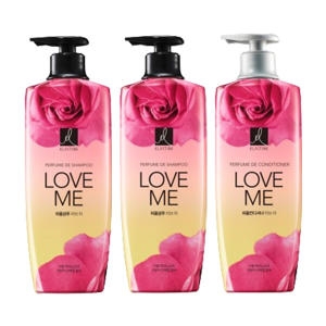 엘라스틴 퍼퓸 러브미 샴푸 600ml x 2개 + 컨디셔너 600ml x 1개