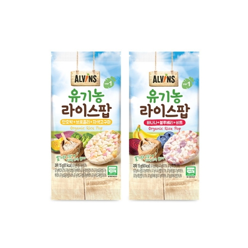 엘빈즈 유기농 라이스팝 15g