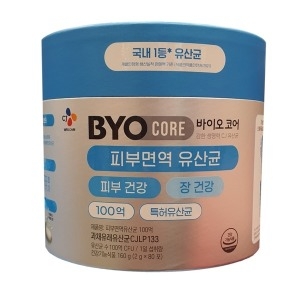 CJ웰케어 바이오 코어 피부면역 유산균 100억 2g 80포