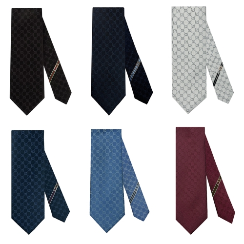 구찌 s gg 패턴 실크 넥타이 456520