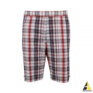 톰브라운 여성 멀티컬러 스트라이프 플레이드 클래식 백스트랩 쇼츠 MTC002A 07848 960