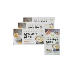 아름뜰 맷돌로 갈아만든 100% 국산콩 찐콩물 190ml