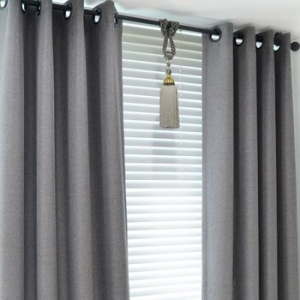 파라다이스홈 프렌치 모던 암막커튼 다크그레이
