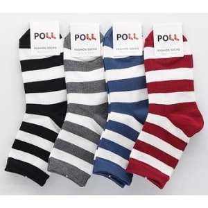 빅토 여성 굵은링글 골지패션양말_HF7100