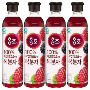 청정원 홍초 복분자 900ml