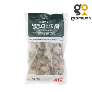 그램원  비자숙 피바지락 40/60 500g 바지락살 조개살 냉동