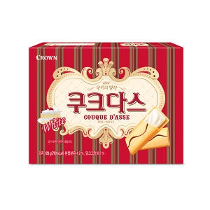 크라운제과  쿠크다스 화이트 128g
