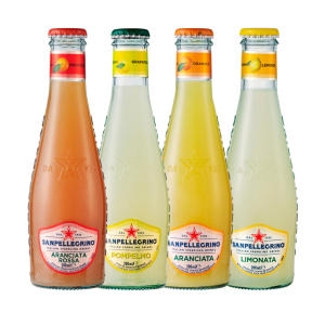 산펠레그리노 4종 혼합 오렌지 로싸 리모나타 폼펠모 200mlx16 병