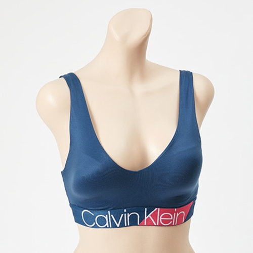 캘빈클라인언더웨어 여성용 라이틀리 브라렛 QF4936-BXR 블루 M 1개