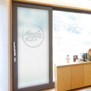 꾸밈  cc307-꿈은이루어진다_유리문시트지