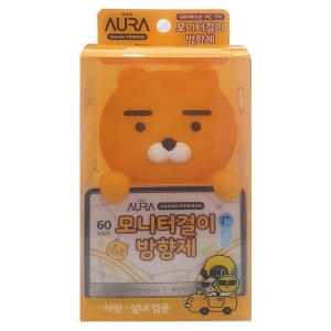 아우라 카카오프렌즈 모니터걸이 방향제 라이언