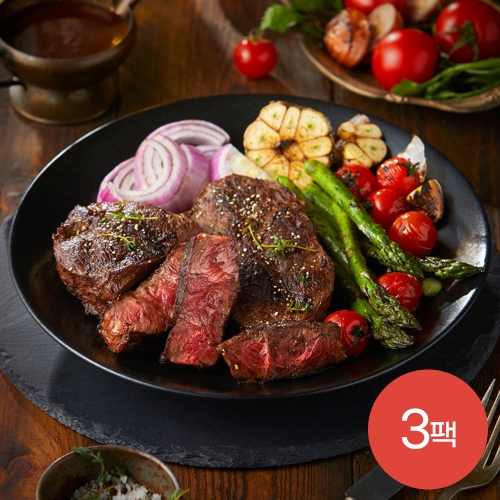 프레시지  블랙라벨 스테이크 528g