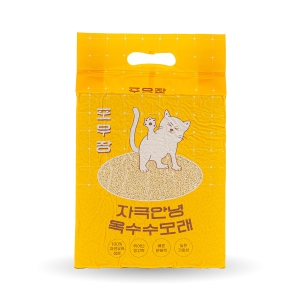 포우장 자극안녕 옥수수 모래 2.8kg