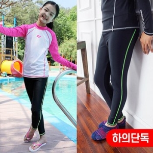 오키즈 서프 워터 레깅스 라라 수영 바지 J0495