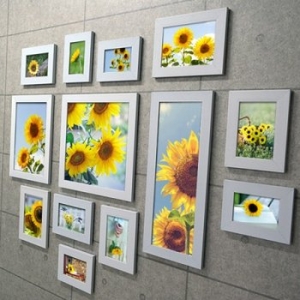 꾸밈 cw259-해바라기와해피데이_디자인액자