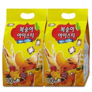이레  이데이 복숭아 아이스티 100Tx2개