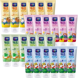 애경 2080 키즈 크리닉 알파 3스텝 치약 80g