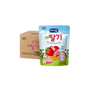 아이얌 순 동결건조 과일칩 딸기 12g