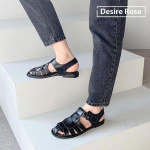 디자이어로즈 20대 30대 여성 가죽 여름샌들 1.5cm TAS0142  S5365580