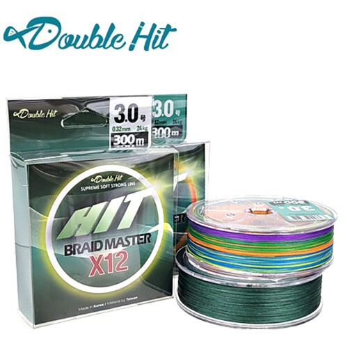 더블히트  히트12 브레이드 마스터 합사라인 300m
