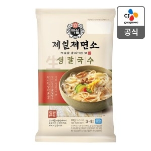CJ제일제당 백설 제일제면소 생칼국수 550g