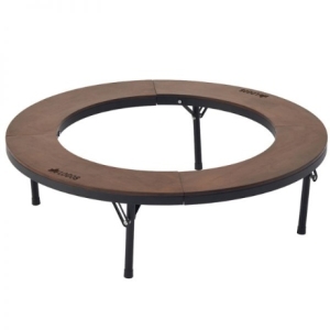 로고스  캠핑 폴딩 모닥불 서클 테이블 아이언우드 81064106