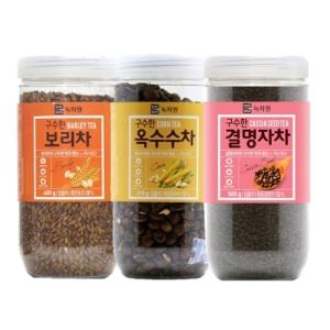 녹차원  구수한 3종 보리차400g+옥수수차 310g+결명자차 500g