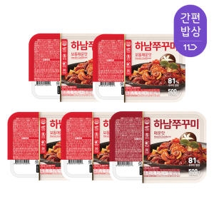 주현푸드  하남쭈꾸미 보통매운맛 500g x 4개 + 매운맛 500g x 1개