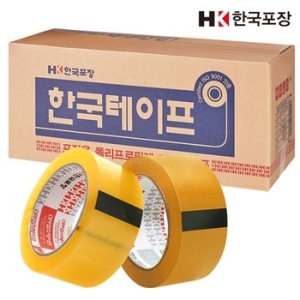 한국포장  박스테이프 더블경포장 48mm x 80m