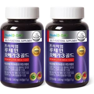 뉴트리디데이 프리미엄 루테인 오메가3 골드 90캡슐