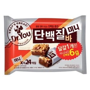 오리온  닥터유 단백질바미니 에너지바
