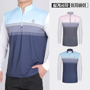 이지바이 조지오페리 쿨스윙 남성 봄여름용 냉감 집업 티셔츠 SS42LT028M