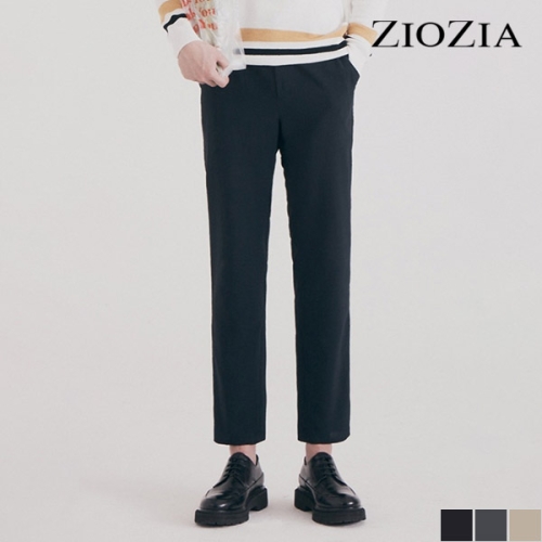 지오지아 남성 밴딩 크롭 루즈핏 슬랙스_ABA2PP1105 DNV