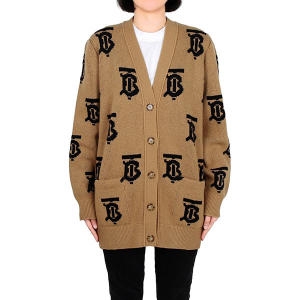 버버리 모노그램 자카드 가디건_8063208