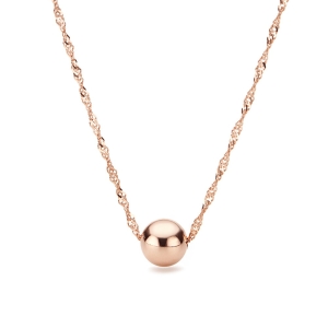 도로시  14k 목걸이 트위스트 원볼 N9764