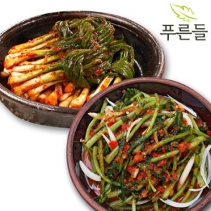 푸른들 전라남도 함평김치 파김치 2kg + 열무김치 2kg