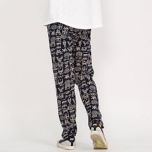 남자 기모바지 융털바지 겨울바지 고대문자 W7E31ED