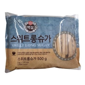 백설 스위트 롱슈가 500g(5gx100입)