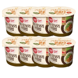 CJ제일제당  햇반 컵반 강된장 보리 비빔밥 280g