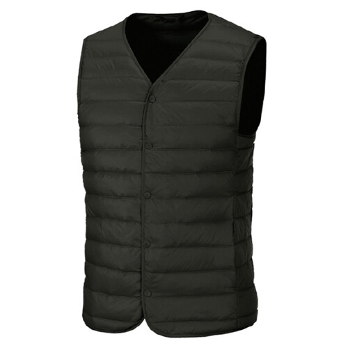 데피  VQC DW670-BK 패딩 브이넥 조끼
