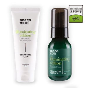 도루코 일루미네이팅 에디션 여행용 미니 클렌징폼+에센스 세트