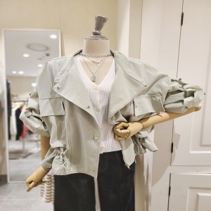 난닝구 여성 루즈핏 숏 자켓 클렌다 야상점퍼1122A2JP01E-MA